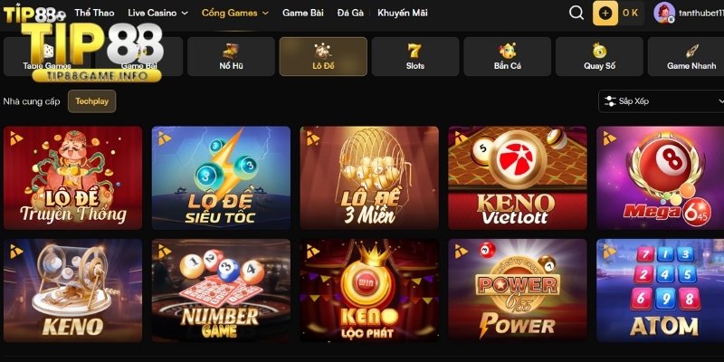 Giới thiệu về hình thức xổ số Keno TIP88